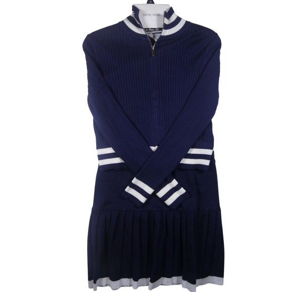 Hippie Rose Women's Knit 2 PC Pleated Tennis Set Size M - Picture 1 of 12